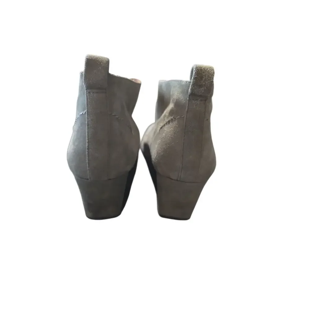 Gentle Souls ‘Ridgual’ Wedge Suede Ankle Boot